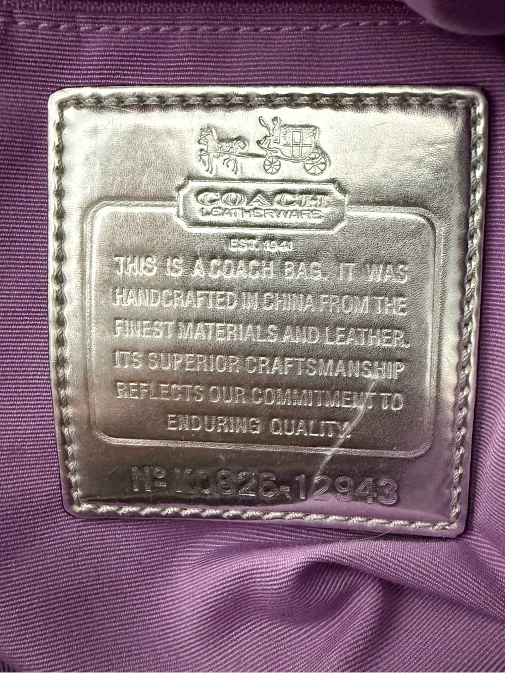 Coach Madison Op Art Sabrina Satchel & Convertible Shoulder Strap - Picture 15 of 15